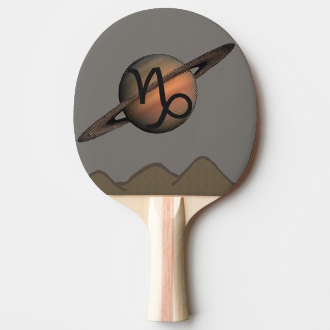 Capricorn Ping Pong Paddle (Front)