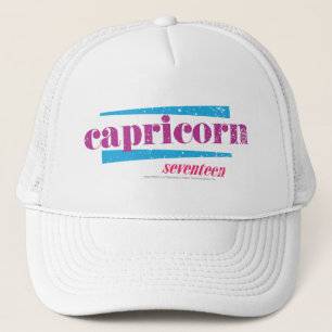 Capricorn Purple Trucker Hat