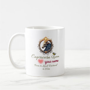 Capricorn Queen Personalised Coffee Mug