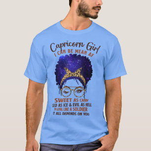 Capricorn Queen Sweet As Candy Birthday Gift For B T-Shirt