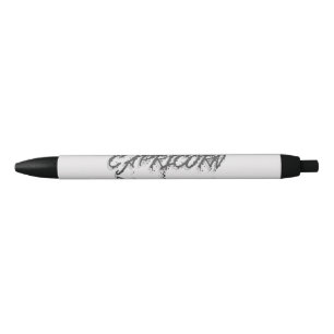 Capricorn Reflection Black Ink Pen