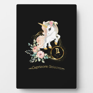 Capricorn Shirt Zodiac Unicorn Sign Astrology for Plaque
