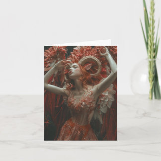 Capricorn Sign, Astrology, Zodiac  Note Card