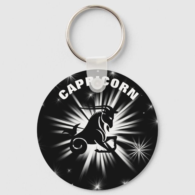 Capricorn sign key ring (Front)