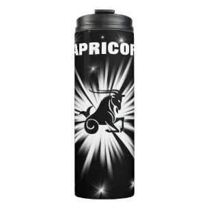 Capricorn sign thermal tumbler