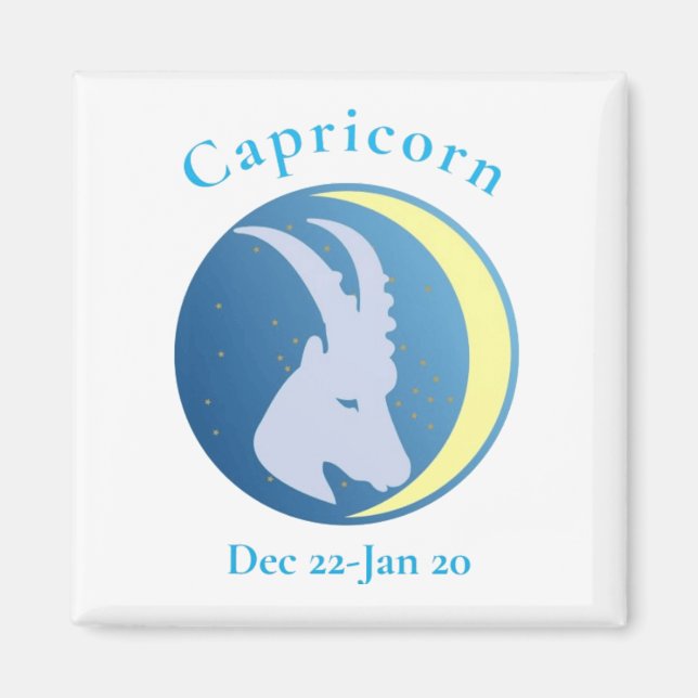 Capricorn Sign Thunder_Cove Magnet (Front)