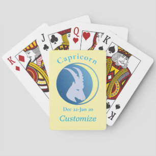 Capricorn Sign Thunder_Cove Playing Cards