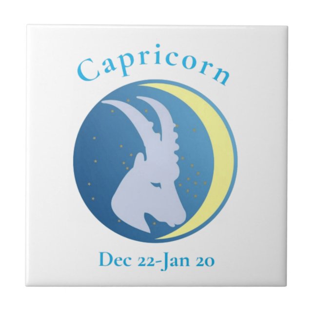 Capricorn Sign Thunder_Cove Tile (Front)