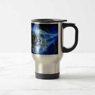 capricorn sign travel mug
