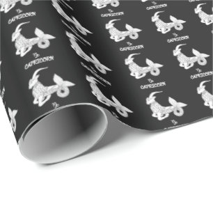 Capricorn Silhouette Wrapping Paper