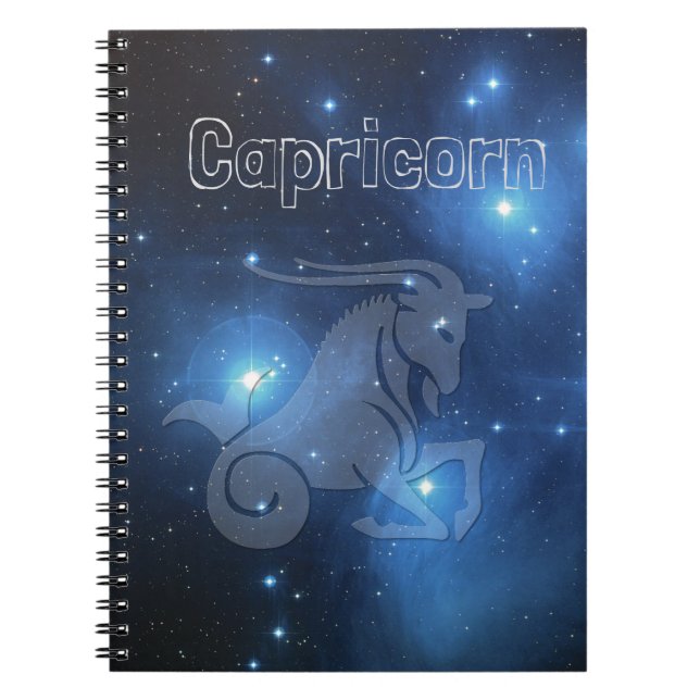 Capricorn Spiral Notebook (Front)