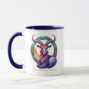 Capricorn Spirit Animal Moutain Goat Alebrije Mug