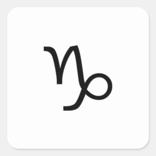 Capricorn Square Sticker