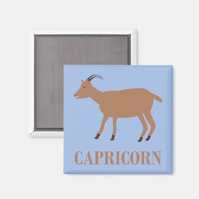 Capricorn Star Sign Goat Magnet (Front/Back)