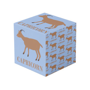 Capricorn Star Sign Goat Photo Upload Cube