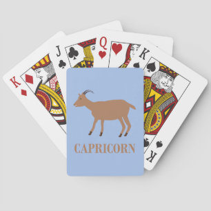Capricorn Star Sign Goat Playing Cards