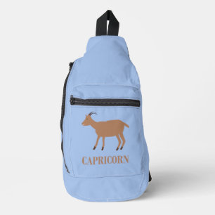 Capricorn Star Sign Goat Sling Bag