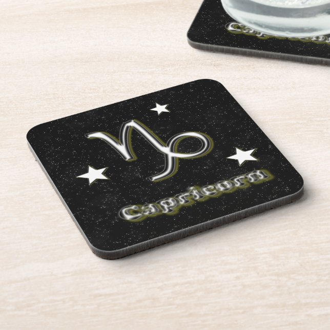 Capricorn symbol coaster (Left Side)