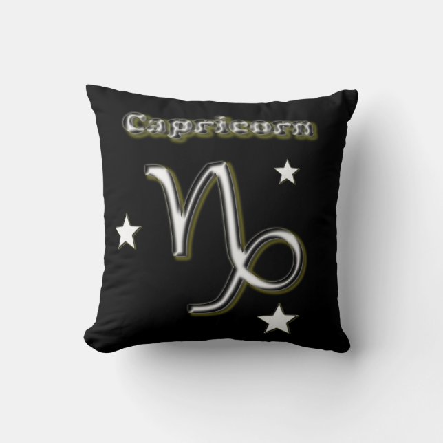 Capricorn symbol cushion (Front)