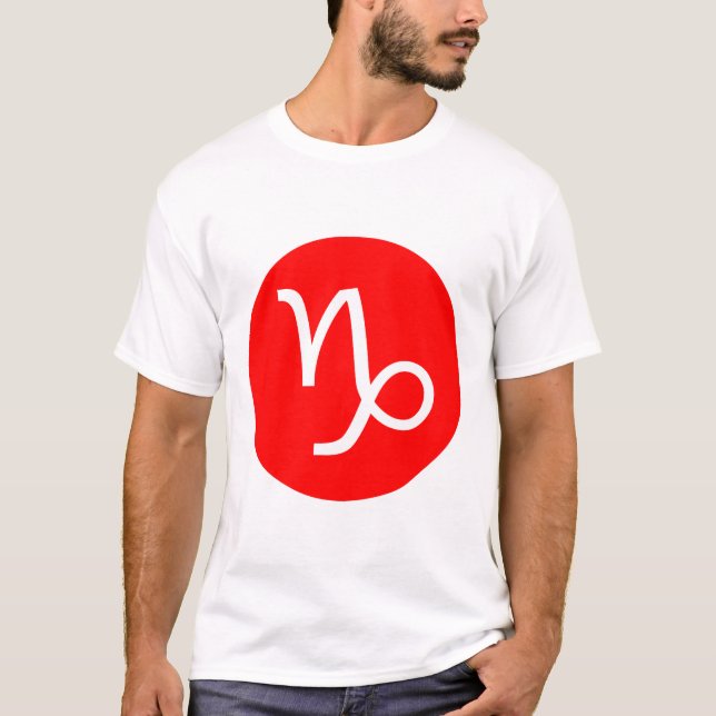 Capricorn Symbol T-Shirt (Front)