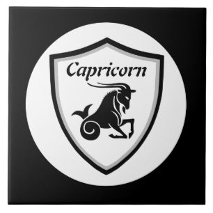 Capricorn symbol       tile