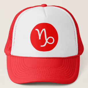 Capricorn Symbol Trucker Hat