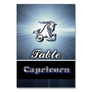 Capricorn Table Number