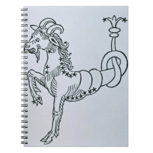 Capricorn (the Goat) an illustration from the 'Poe Notebook