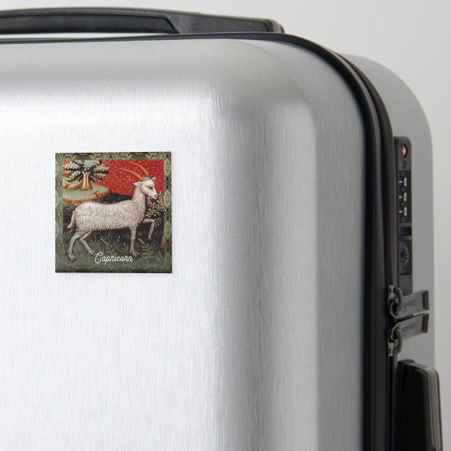 Capricorn the Goat Zodiac Sign Birthday Party Magnet (In Situ (Luggage))