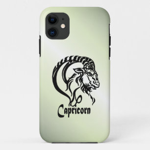 Capricorn the Sea Goat Zodiac Green Case-Mate iPhone Case