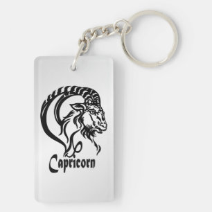 Capricorn the Sea Goat Zodiac Key Ring