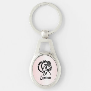 Capricorn the Sea Goat Zodiac Key Ring