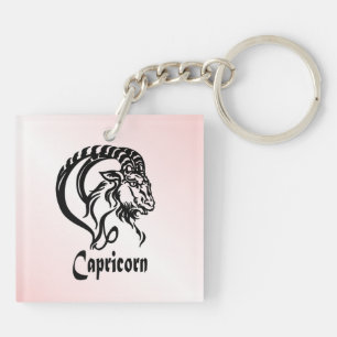 Capricorn the Sea Goat Zodiac Key Ring