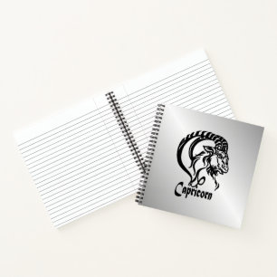 Capricorn the Sea Goat Zodiac Notebook