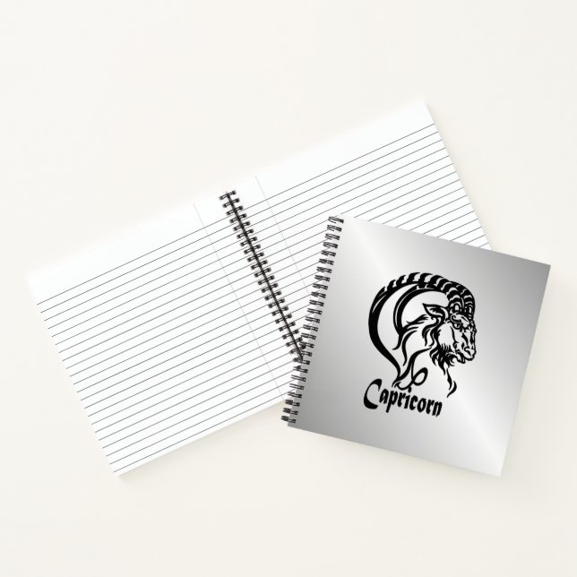 Capricorn the Sea Goat Zodiac Notebook (Inside)