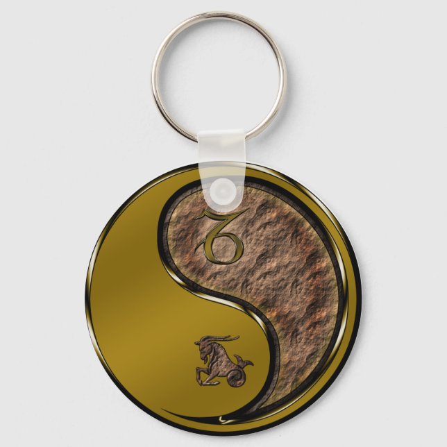 Capricorn the Seagoat Key Ring (Front)