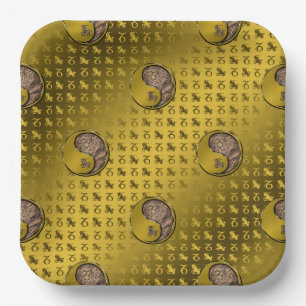 Capricorn the Seagoat Paper Plate