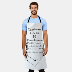 Capricorn – To-Do List Apron