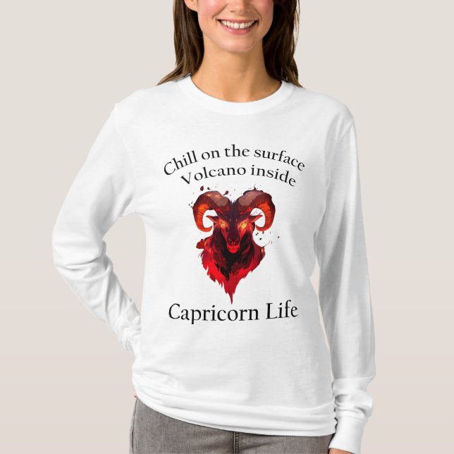 Capricorn Vibes T-Shirt (Front)