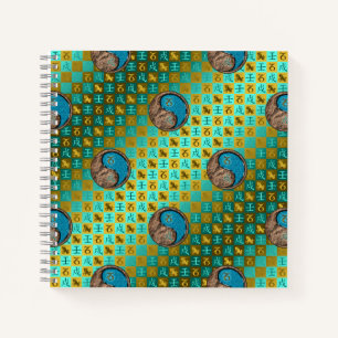 Capricorn & Water Dog Notebook