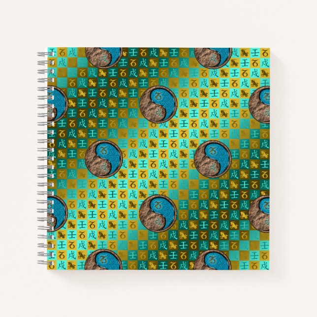 Capricorn & Water Dog Notebook (Front)