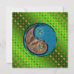 Capricorn & Water Goat Card