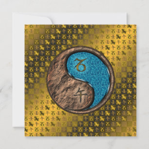Capricorn & Water Horse Card