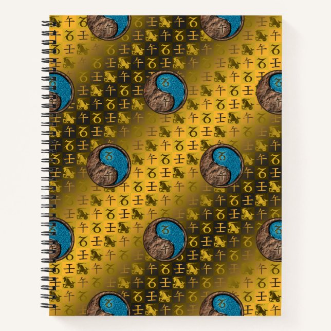 Capricorn & Water Horse Notebook (Front)