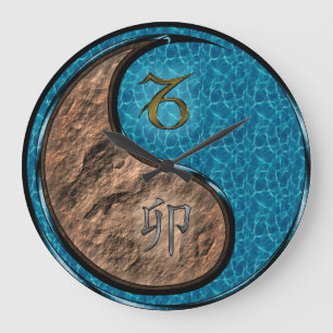 Capricorn & Water Rabbit Large Clock