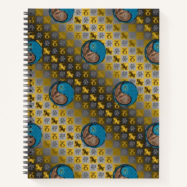 Capricorn & Water Rabbit Notebook (Front)