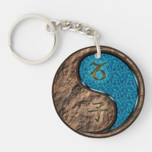 Capricorn & Water Rat Key Ring