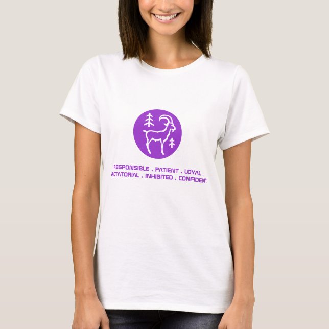 Capricorn Womens T-Shirt (Front)