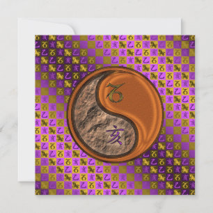 Capricorn & Wood Boar Card