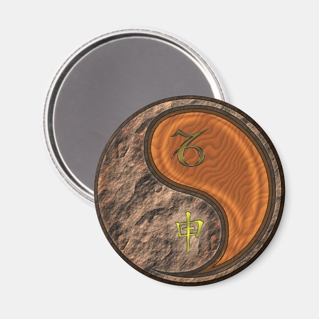 Capricorn & Wood Monkey Magnet (Front/Back)